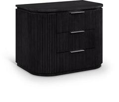 Astrid - Solid Wood And Oak Veneer Nightstand