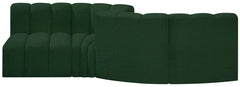 Arc - Boucle Fabric 4 Piece Sofa