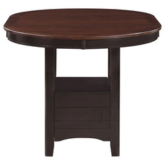 Lavon - Oval Extension Counter Dining Table - Light Chestnut