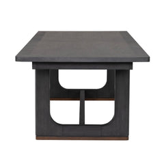 Waterfall - Rectangular Dining Table - Deep Ebony