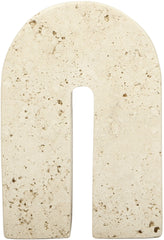 Phillipe - Genuine Travertine Bookend