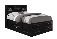 Linda - 5 Piece King Bedroom Set - Black