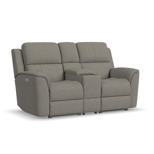 Henry - Power Reclining Loveseat With Console & Power Headrests & Lumbar