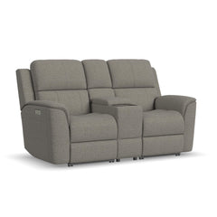Henry - Power Reclining Loveseat With Console & Power Headrests & Lumbar