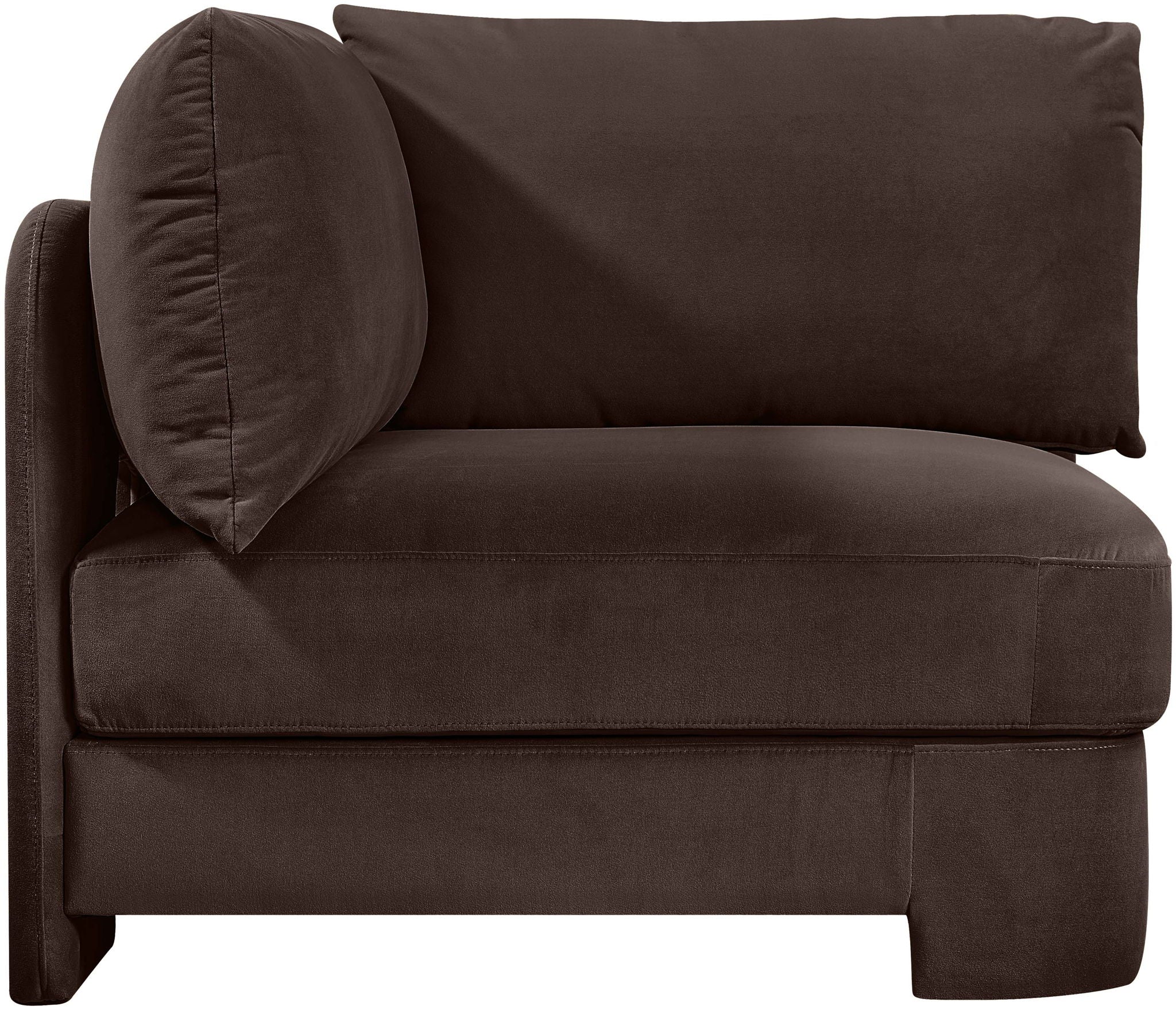 Hammond - Velvet Performance Fabric Upholstered Corner Chair