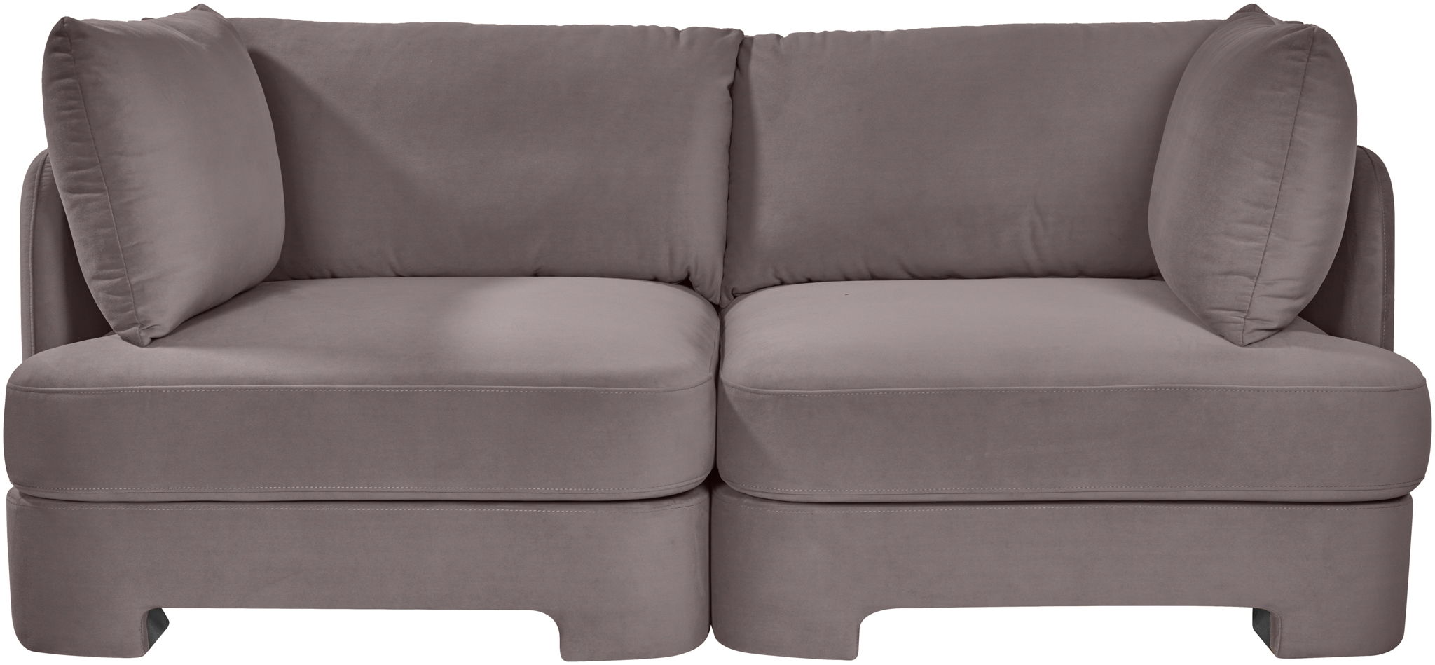 Hammond - Velvet Performance Fabric Upholstered 2 Piece Loveseat