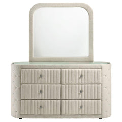 Sonya - 6-Drawer Upholstered Bedroom Dresser