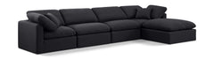Indulge - Linen 5 Piece Modular Sectional With Chaise