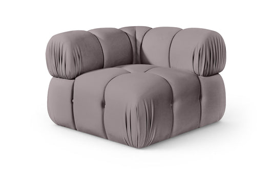 Orin - Velvet Performance Fabric Upholstered Modular Corner Chair