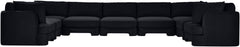 Hammond - Velvet Performance Fabric Upholstered 9 Piece Sectional