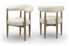 Sable - Vegan Leather Upholstered Dining Chair (Set of 2) - Brown Base