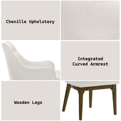 Kasha - Side Chair (Set of 2) - Beige / Oak