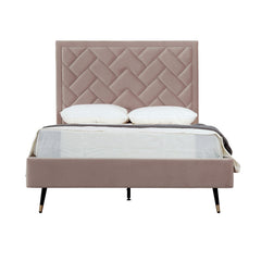 Crosby - Bed With Upholstered Headboard And Slats