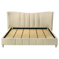Evelyn - Upholstered Panel Platform Bed