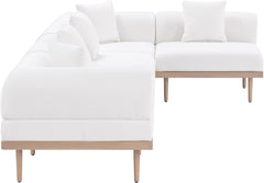 Laguna - 5 Piece 106.5" Upholstered Outdoor Patio Modular Sectional