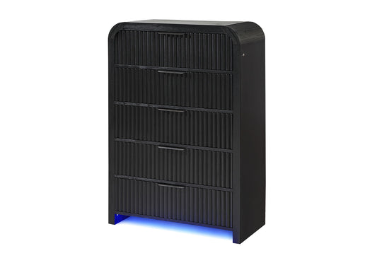 Beckett - Chest With LED - Black / White