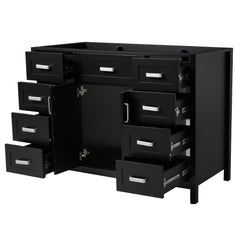 Bathroom Vanity Cabinet Only With 2 Soft Close Doors And 8 Drawers