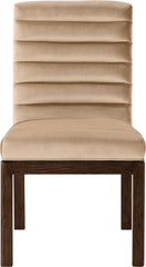 Evelyn - Dining Chair With Brown Legs