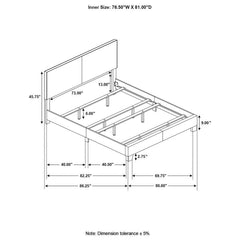 Dorian - Upholstered Panel Bed