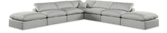 Comfy - 7 Piece Linen Modular Corner Sectional