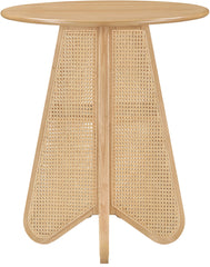 Butterfly - Solid Wood And Natural Cane Table With Natural Top