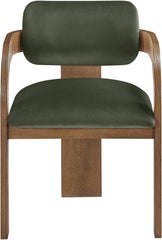 Cedra - Velvet Performance Fabric Upholstered Dining Chair (Set of 2) - Brown Frame
