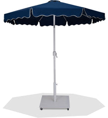 Amalfi - Aluminum Patio Umbrella - White Base / White Pole