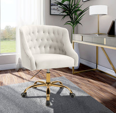 Arden - Office Chair with Gold Legs