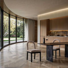 Conrad - Velvet Dining Chair With Black Legs