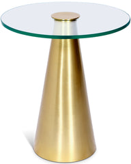 Glassimo - End Table - Gold