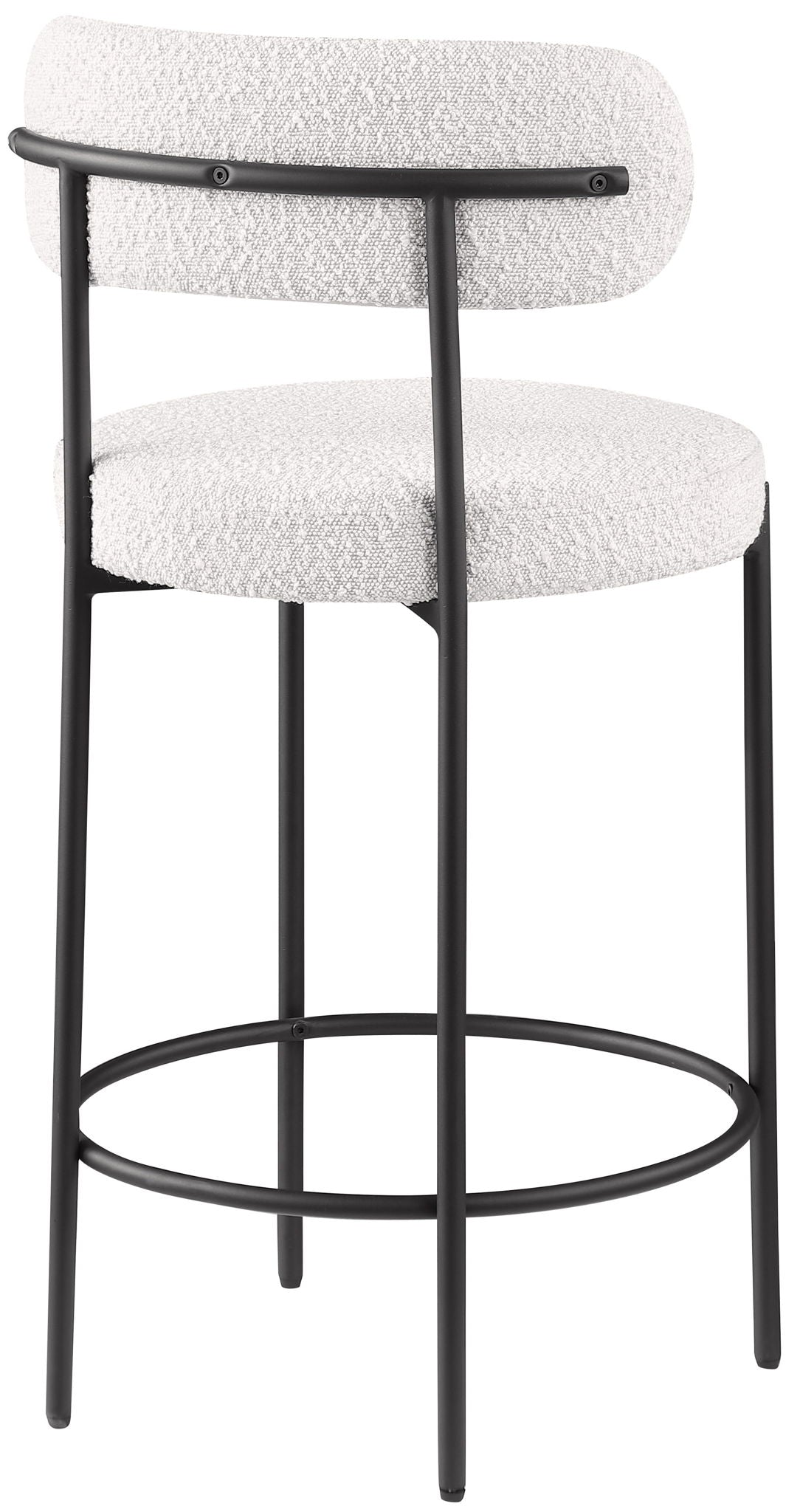 Beacon - Boucle Fabric Stool (Set of 2)