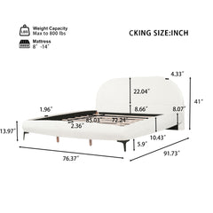 Luxury Upholstered Bed Frame