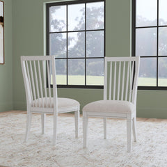 Melody - Upholstered Dining Chair (Set of 2) - White