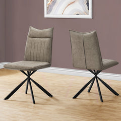 Dining Chair, Side, Upholstered For Dining Room, Modern