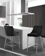 Karina - Stool with Chrome Legs (Set of 2)