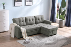 Lucca - Reversible Sleeper Sectional Sofa With Storage Chaise