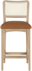 Atrium - Counter Stool With Brushed Natural Base (Set of 2)