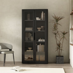 Rivington - Bookcase Cabinet With Glass Doors