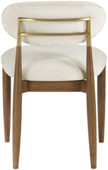 Riccio - Fabric Dining Side Chair (Set of 2) - Walnut Frame