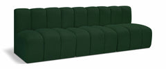 Arc - Boucle Fabric 3 Seats Modular Sofa