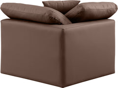Indulge - Faux Leather Corner Chair