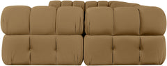 Orin - U-Shaped Velvet 6 Piece Modular Sectional