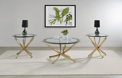 Brooke - Round Coffee Table Set