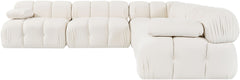 Orin - Velvet Fabric 5 Piece Modular Sectional