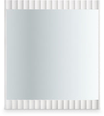 Modernist - Mirror With Stainless Steel Base - White