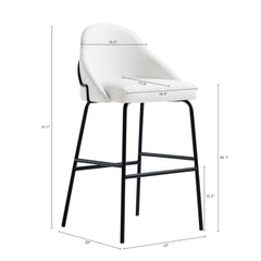 Gracie - Upholstered Barstool