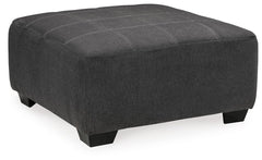 Ambee - Oversized Accent Ottoman - Slate