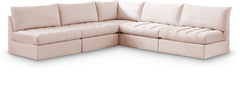 Jacob - Modular Corner Armless Sectional 5 Piece