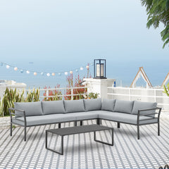 Sunnyside - 5 Piece Outdoor Conversation Set