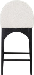 Waldorf - Boucle Stool With Black Legs